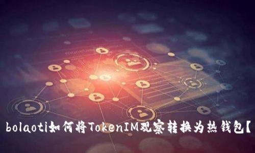 bolaoti如何将TokenIM观察转换为热钱包？