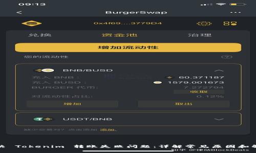 如何解决 Tokenim 转账失败问题：详解常见原因和解决方案