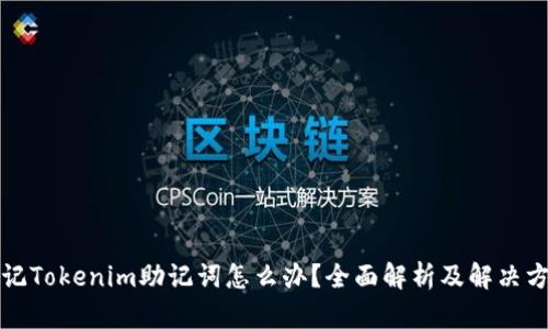 忘记Tokenim助记词怎么办？全面解析及解决方案