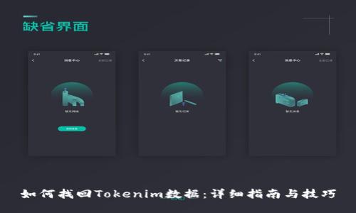 如何找回Tokenim数据：详细指南与技巧